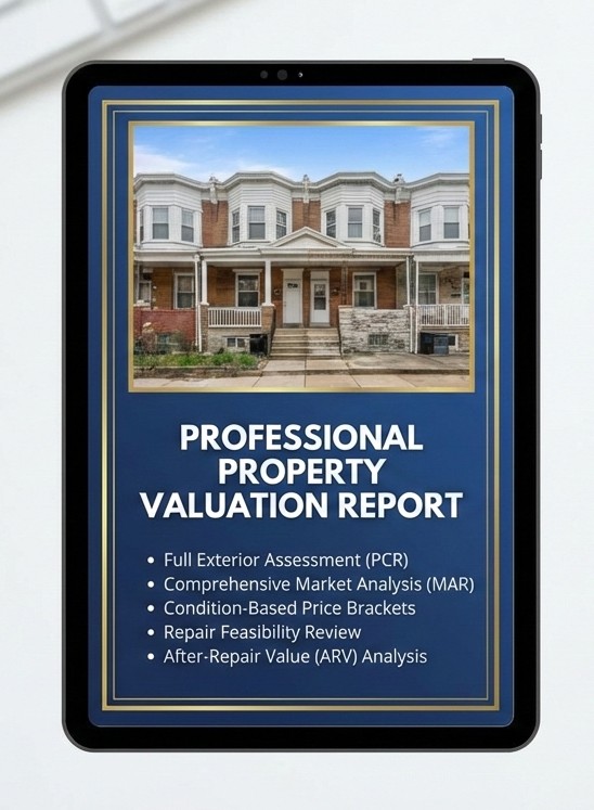 Professional Valuation Report Cover